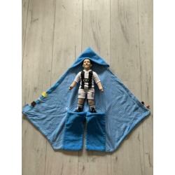Snoozebaby wikkeldeken blauw.