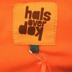 Nieuwe Halsoverkop jurk maat S Retro Bloem