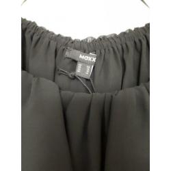 Mexx zwarte transparante blouse maat 40