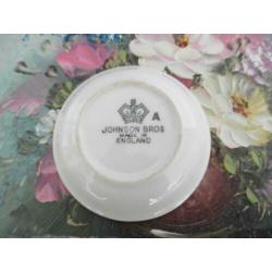 Schaaltje voor theezakjes Johnson Bros England retro vintage