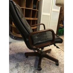 Vintage Sitag swivel luxe bureaustoel