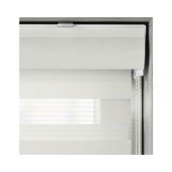 Duo Rolgordijn Cassette 80x130cm Wit Licht doorlatend.