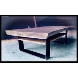 stoere unieke salontafel