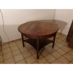 VINTAGE salontafel van eikenhout