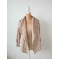 Orsay Cardigan wolmix met heerlijk zacht bont, maat M/38/40