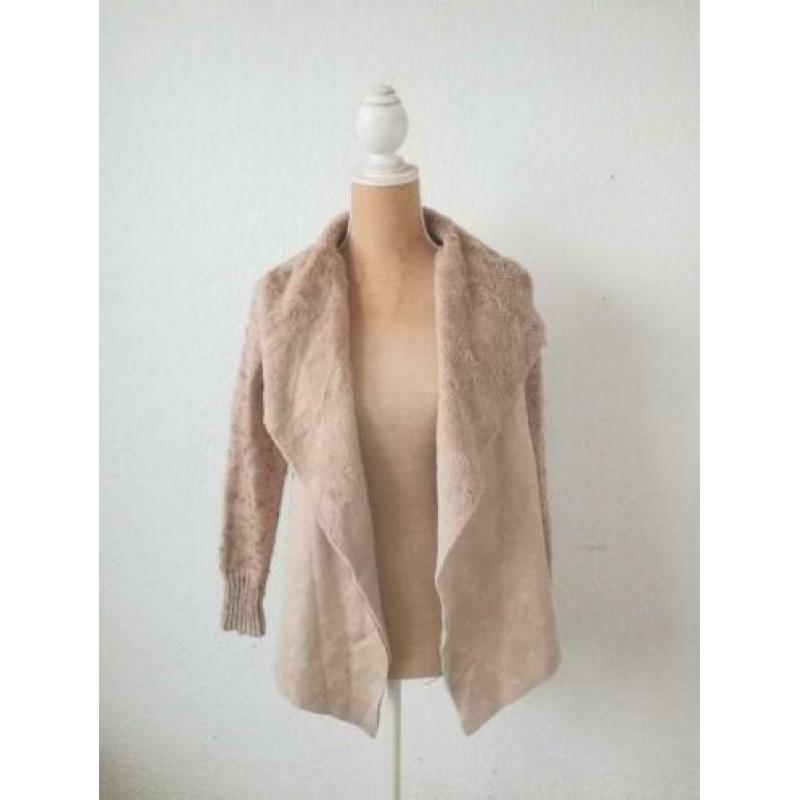 Orsay Cardigan wolmix met heerlijk zacht bont, maat M/38/40