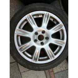 Te koop 17 inch velgen met banden