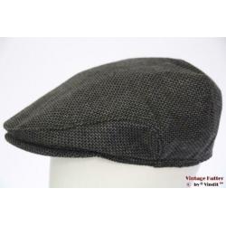 Vintage flatcap Platte pet TCM grijs met oorwarmer 59,5