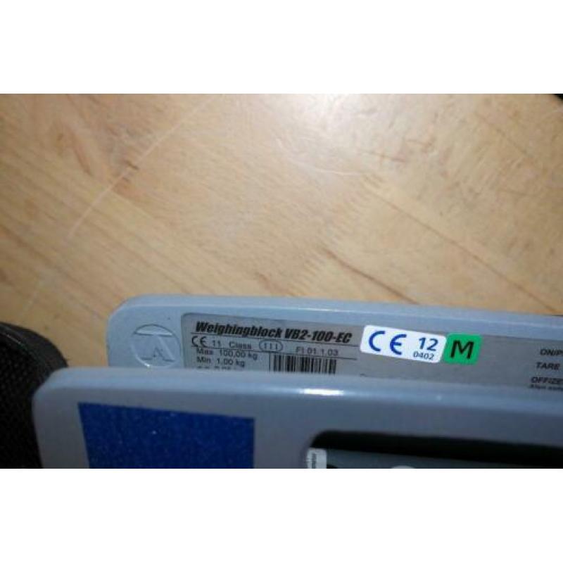 airco weegschaal vetek vb2-100-ec koudemiddelen koeltechniek