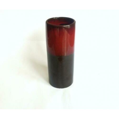 Marisa Italy Donkerrood Bruine Smalle Vintage Vaas