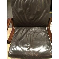 Vintage Sitag swivel luxe bureaustoel