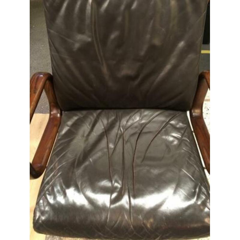 Vintage Sitag swivel luxe bureaustoel