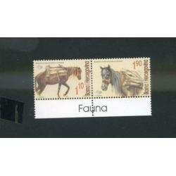 Bosnie Herzegowina 1996-serie+1edag Unicef/2001-PF-paarden