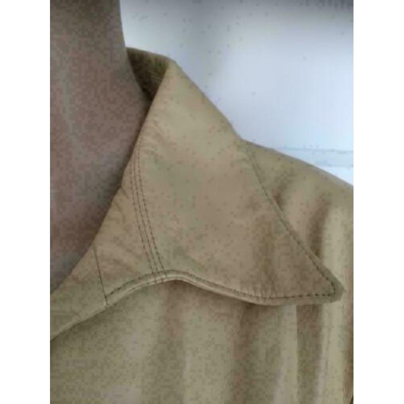 D322 Blacky Dress maat 42=L beige echt-leren jasje blazer