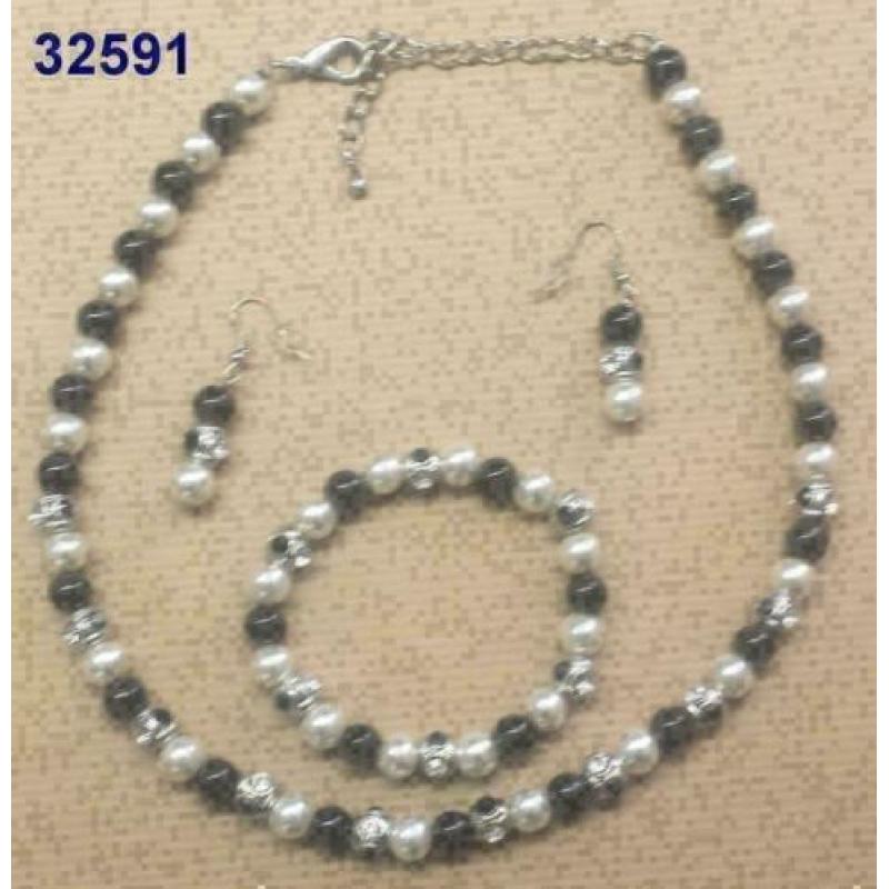 Feestelijke 3-delige sieradensets (-70% !) ~ 32590