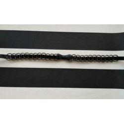 Tailleriem Giovane. 90 cm. Zwart met strik.