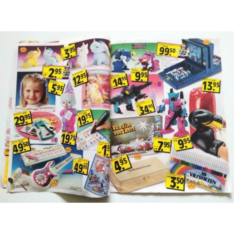 Bart Smit Sinterklaas speelgoed folder '88 Transformers