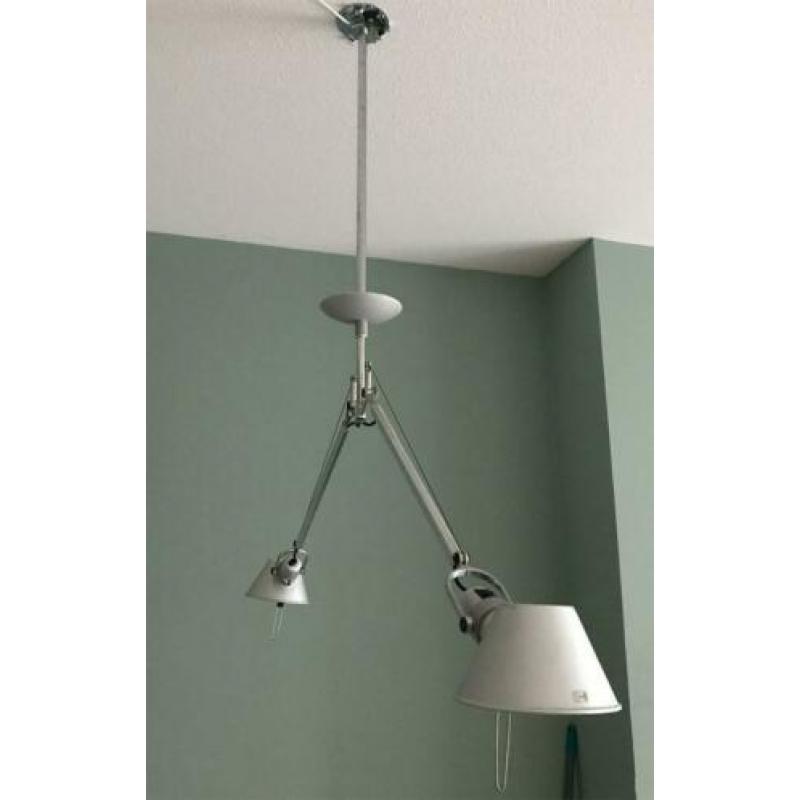 Artemide Tolomeo Due Bracci hanglamp aluminium