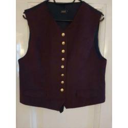 Donkerrood gilet Pauw 4