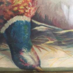 Brocante Schilderij in mooie oude lijst
