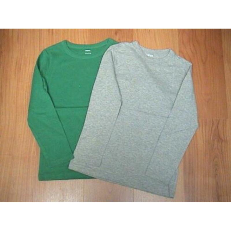 UNLOCKED stoer groen / bruine longsleeve met opdruk ZGAN
