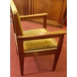 Art Deco eikenhouten armleunstoel J. A. Huizinga