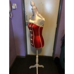 Etalage pop model buste op standaard