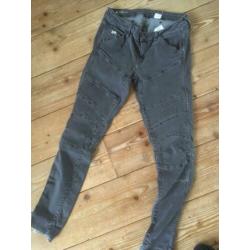 G-Star 5620 mid skinny leans maat 31/32 antraciet /zwart bik