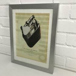 Ingelijste Dunhill aansteker advertentie