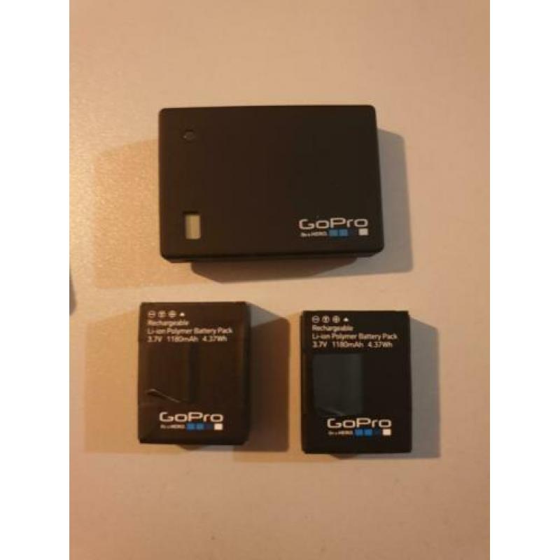 Gopro Hero 3+ met veel toebehoren.