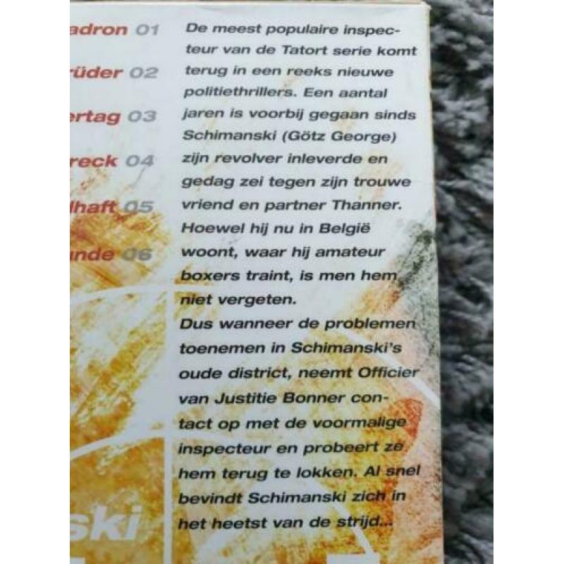 Schimanski Tatort 6 dvd box compleet