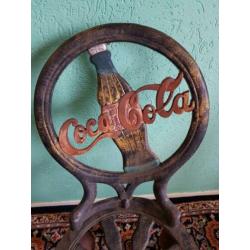 Vintage Gietijzeren Coca-Cola stoel. U.S.A