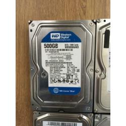 Sata schijven 500gb en 1tb