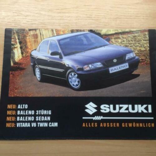 Autofolder/Brochure Suzuki Die Zukunft Fahrt Ein 1995 8 pagi