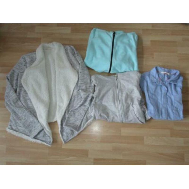 Kimono, overhemd blouse & 3 vesten H&M **Nieuw**