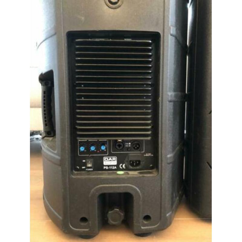 2x DAP PS-112a 450W met K&M statieven