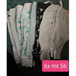 Te koop diverse baby kleding maat 56