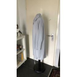 Cotton vest grijsblauw happy op achterkant maat L/XL