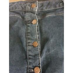 Miss Etam medium spijkerrok stretch 44, 46 kan ook