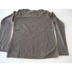 Esprit shirt met lange mouw, bruin. Maat M. nieuw 27022020