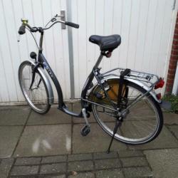 damesfiets met versnellingen lin bike lage instapfiets 3 v