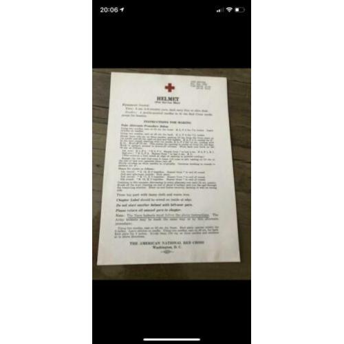 US Red Cross pamflet ww2 homefront