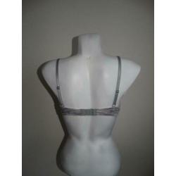 Dames Push - Up BH 80 C Grijs / Wit