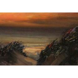 Robert Frenay, zonsondergang Wenduine