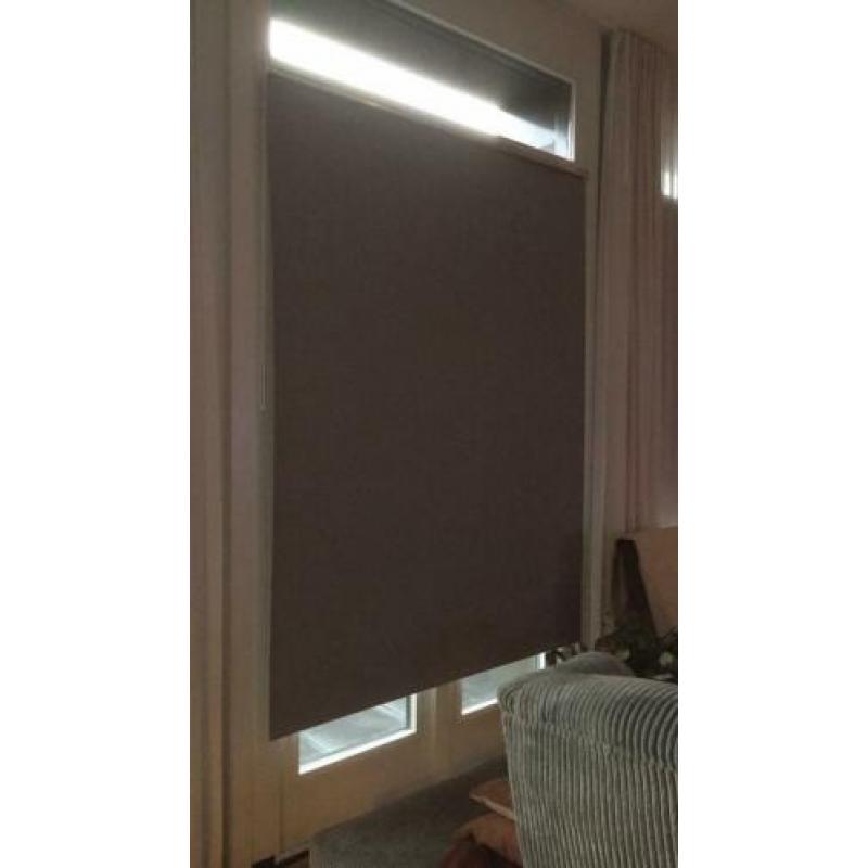 Rolgordijnen grijs/ taupe