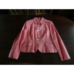 JOSEPHINE & Co. Oranje/rode linnen blazer