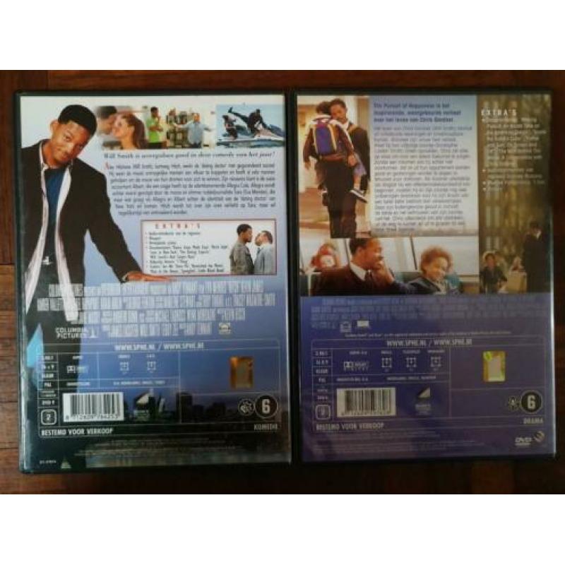 6x Will Smith Dvd Set Enemy of the State Hancock Drama Actie