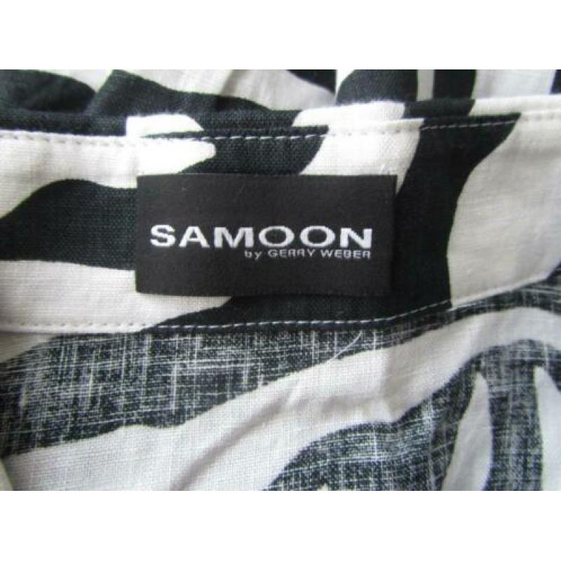 Samoon by Gerry Weber 100% linnen blouse jasje, maat 46
