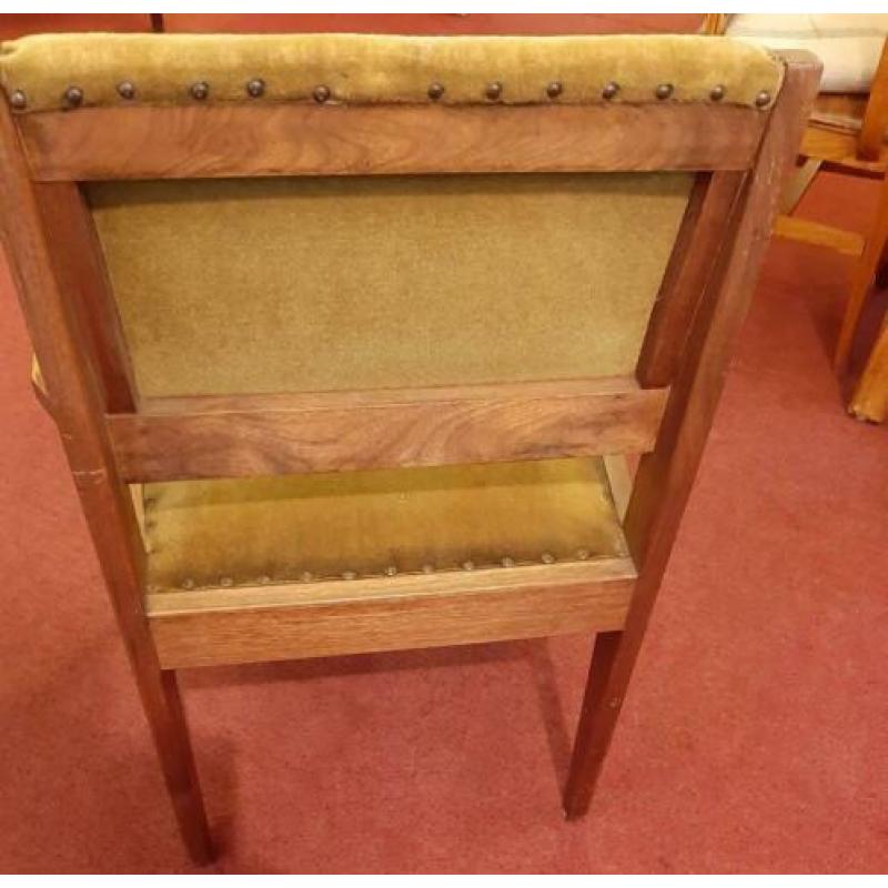 Art Deco eikenhouten armleunstoel J. A. Huizinga