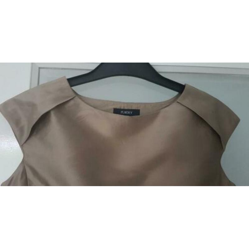 NIEUW, PURDEY, mooi jurkje, 100% zijde, in maat 36